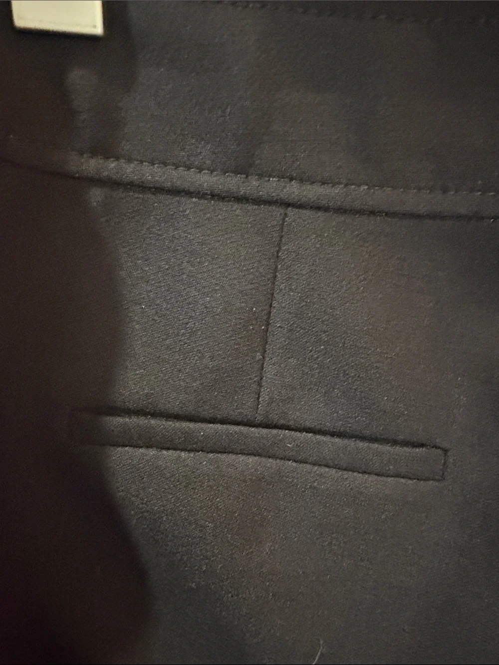 J. Crew Black Straight Trousers